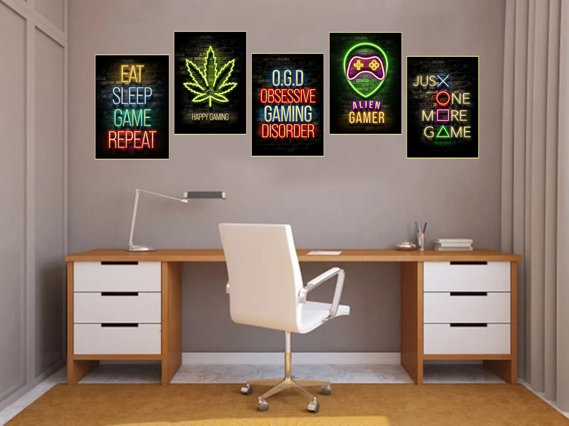 Gaming Posters Game Retro Kraf - Retro Gaming Wallpaper recensie en prijs