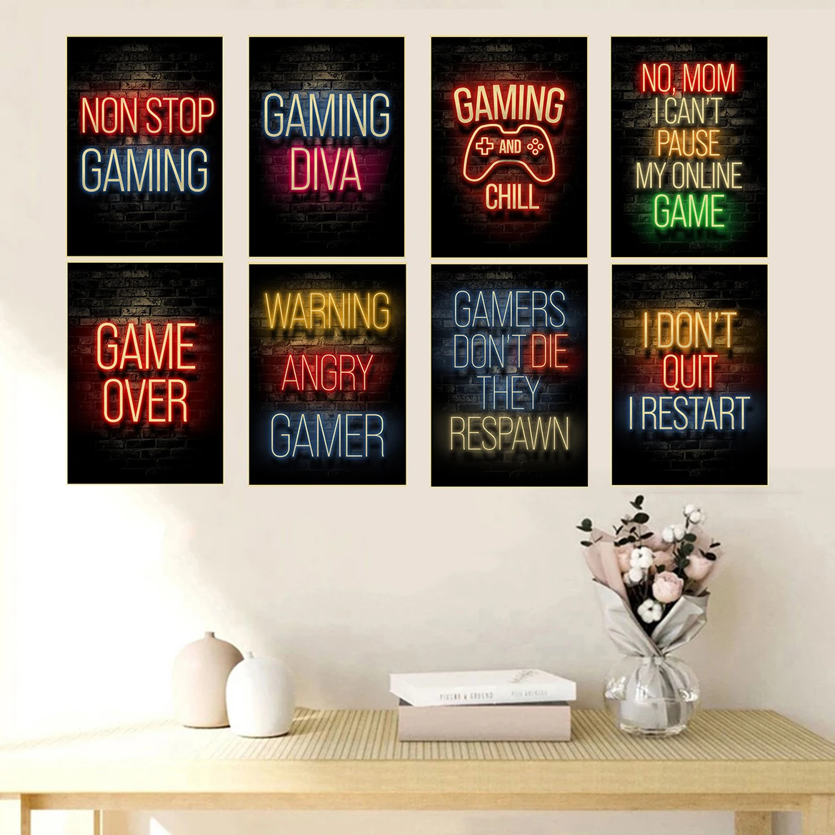 Gaming Posters Game Retro Kraf - Retro Gaming Wallpaper recensie en prijs