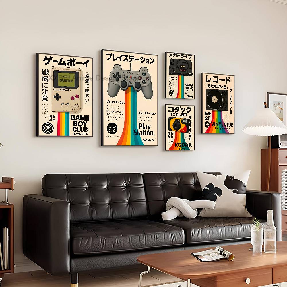 Vintage nostalgische gameconso - Retro Gaming Wallpaper recensie en prijs