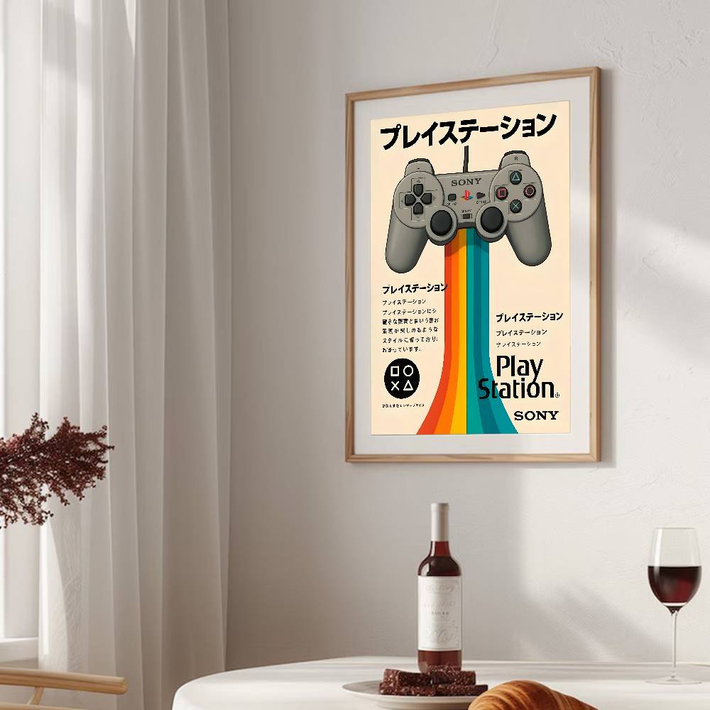 Vintage nostalgische gameconso - Retro Gaming Wallpaper recensie en prijs