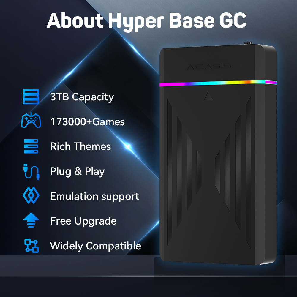 3TB Draagbare Gaming HDD Launc - Retro Gaming Monitor recensie en prijs