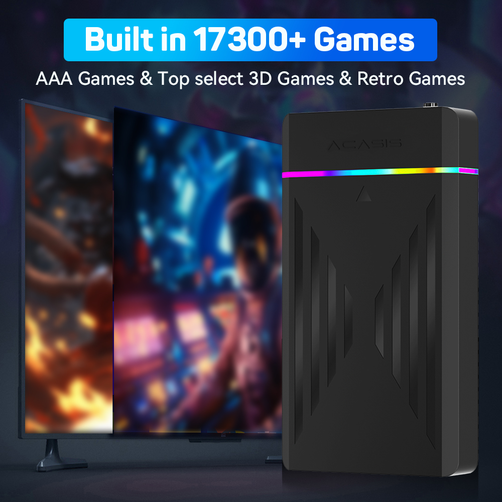 3TB Draagbare Gaming HDD Launc - Retro Gaming Monitor recensie en prijs
